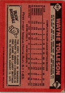 1986 Topps Wayne Tolleson
