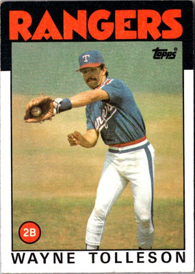 1986 Topps Wayne Tolleson #641