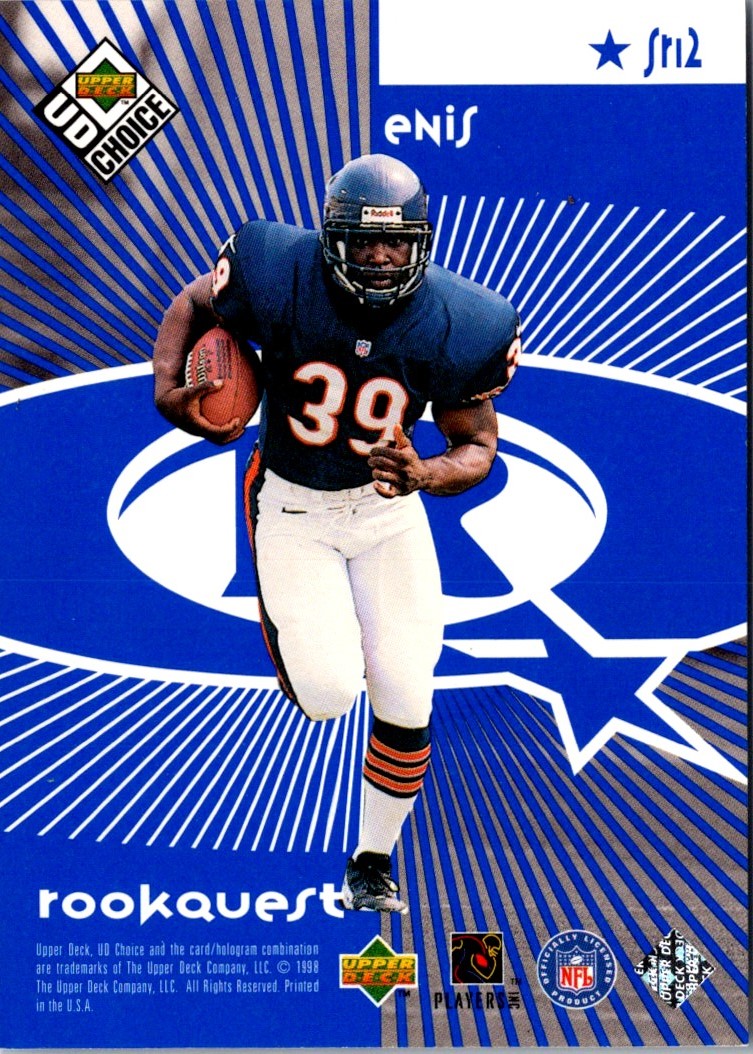 1998 UD Choice StarQuest Jerome Bettis/Curtis Enis