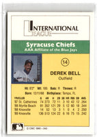 1990 CMC Syracuse Chiefs Derek Bell #14