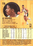1991 Fleer Jay Humphries