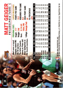 1999 Fleer Tradition Matt Geiger