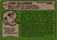1978 Topps Larry McCarren #407