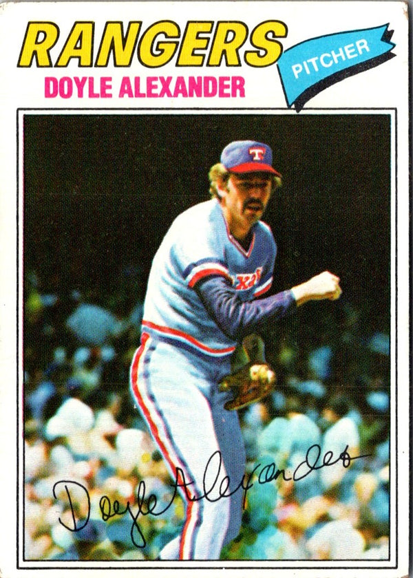 1977 Topps Doyle Alexander #254