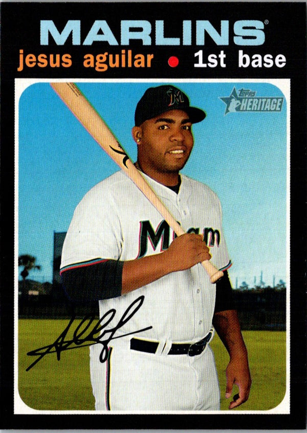 2020 Topps Heritage Jesus Aguilar #246