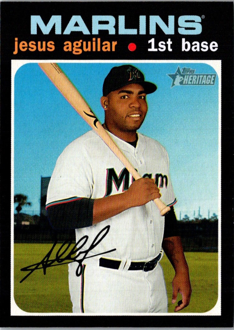 2020 Topps Heritage Jesus Aguilar