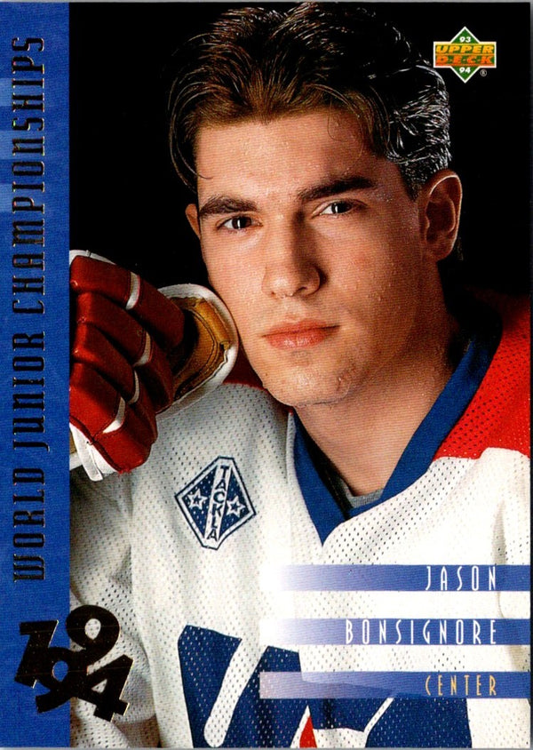 1993 Upper Deck Jason Bonsignore #560 Rookie