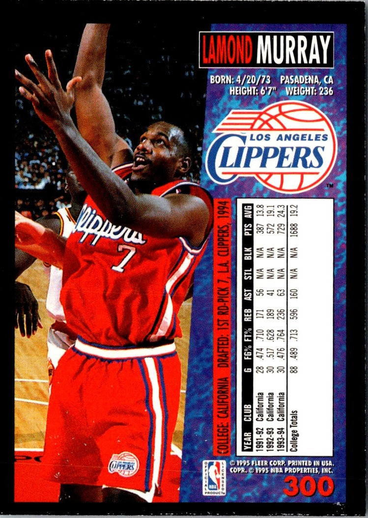 1994 Fleer Lamond Murray