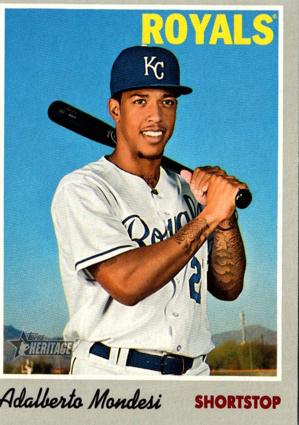 2019 Topps Heritage Adalberto Mondesi #89