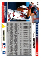 1996 Score David Justice #58
