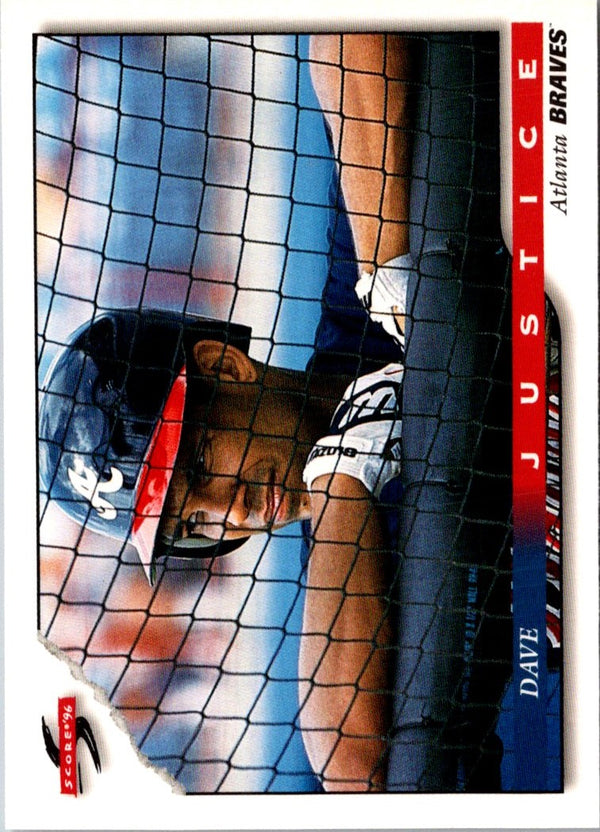 1996 Score David Justice #58