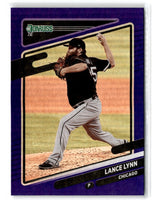 2021 Donruss Holo Blue Lance Lynn #198
