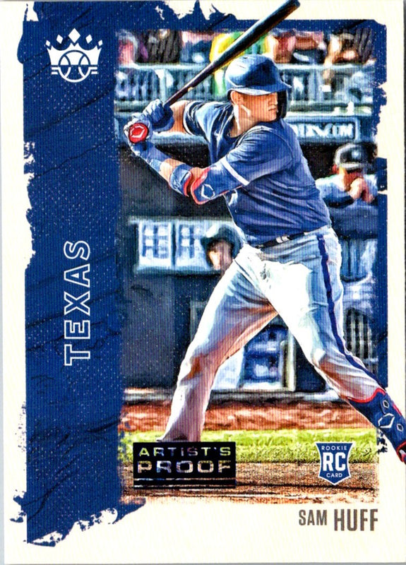 2021 Panini Diamond Kings Artist Proof Blue Sam Huff #155
