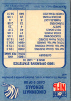1981 Fleer Team Action Cincinnati Bengals Offense #9
