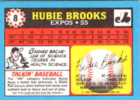 1987 Stuart Bakery Super Stars Hubie Brooks #8