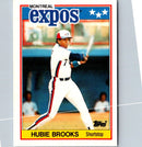 1987 Stuart Bakery Super Stars Hubie Brooks