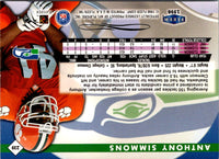 1998 Fleer Tradition Anthony Simmons #239 Rookie