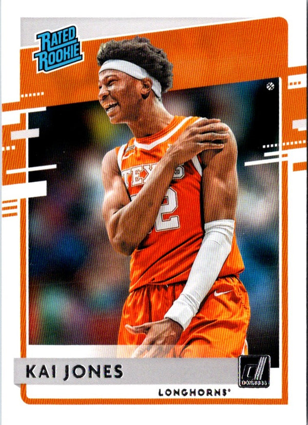 2021 Panini Chronicles Draft Picks Orange Kai Jones #37