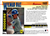 2021 Bowman Heritage Wilman Diaz #165