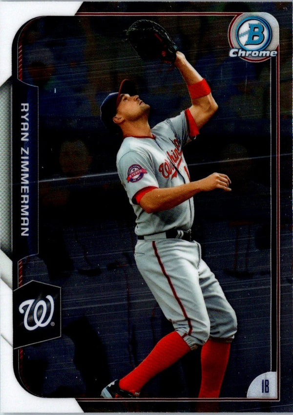 2015 Bowman Chrome Ryan Zimmerman #37