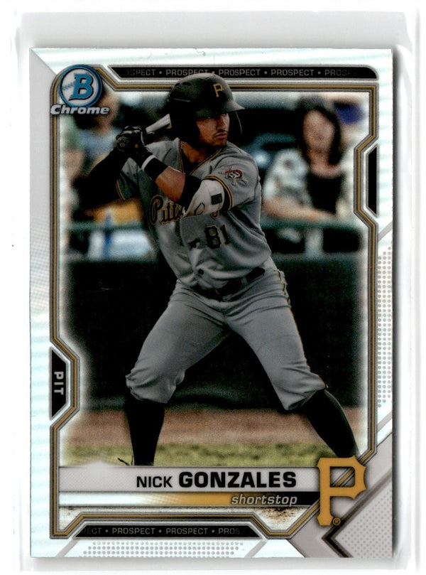 2021 Bowman Draft Chrome Nick Gonzales #BDC-16