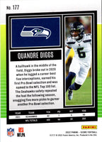 2022 Score Quandre Diggs #177
