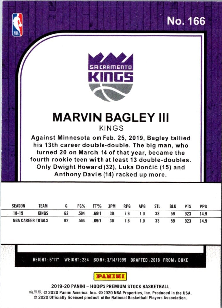 2019 Hoops Marvin Bagley III