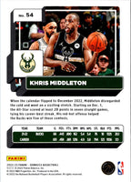 2022 Donruss Khris Middleton #54