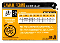 2018 Panini Classics Samaje Perine #100