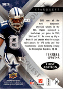 2008 Upper Deck StarQuest Rainbow Blue Terrell Owens
