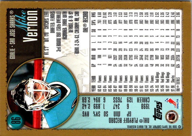 1998 Topps Mike Vernon