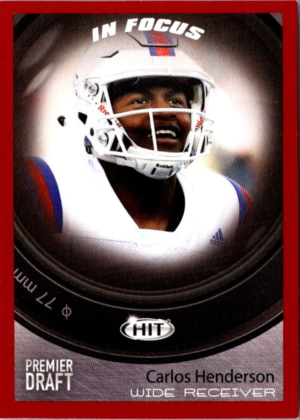 2017 SAGE HIT Red Carlos Henderson #122