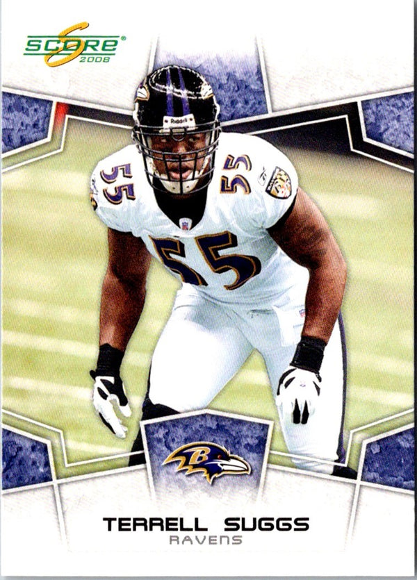 2008 Score Scorecard Terrell Suggs #28