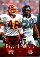 2000 Topps Combos Stephen Davis/Fred Taylor #TC7