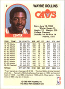 1989 Hoops Wayne Rollins