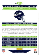 2013 Score Marshawn Lynch