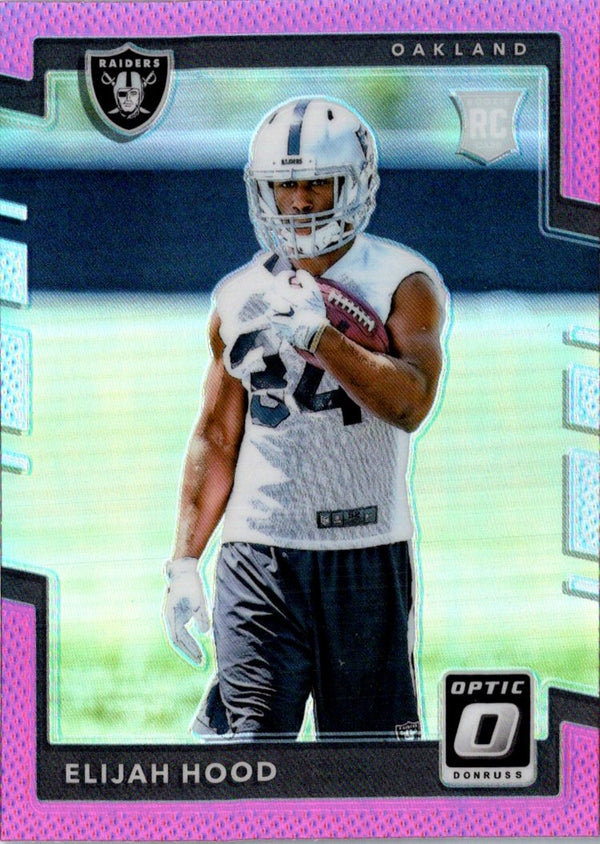 2017 Donruss Optic Pink Elijah Hood #147