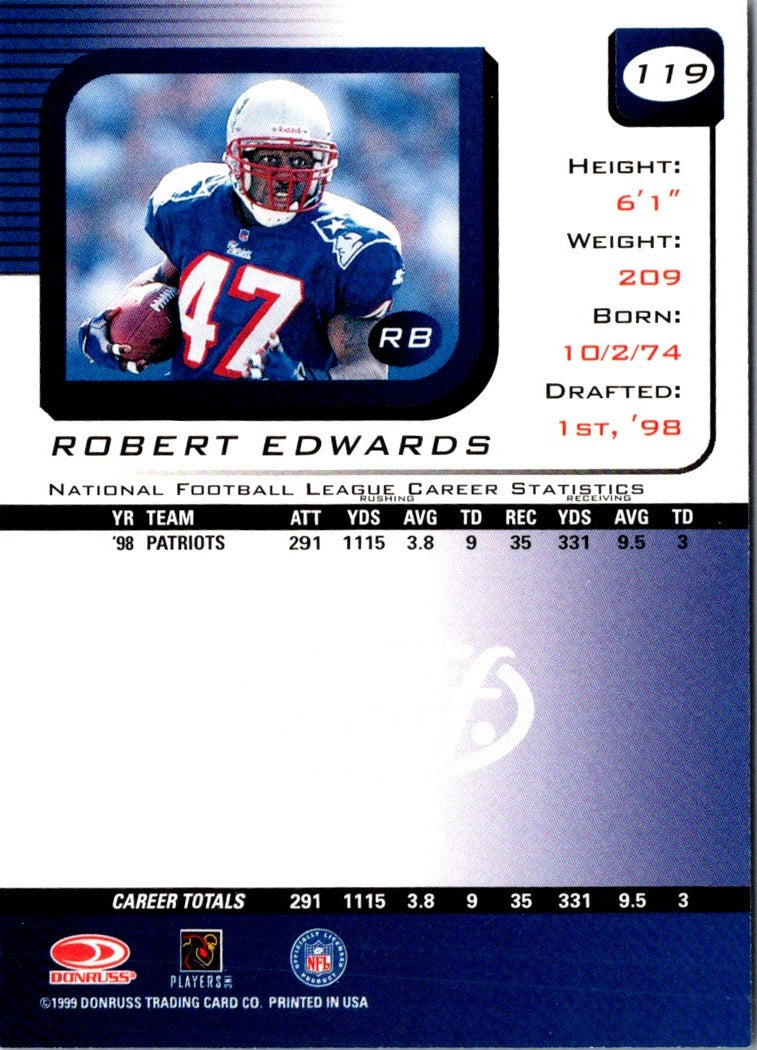 1999 Leaf Rookies & Stars Robert Edwards