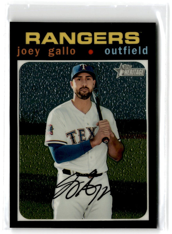 2020 Topps Heritage Spring Mega Box Chrome Exclusives Joey Gallo #THC-233 /999