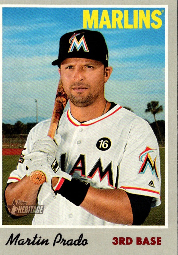 2019 Topps Heritage Martin Prado #86