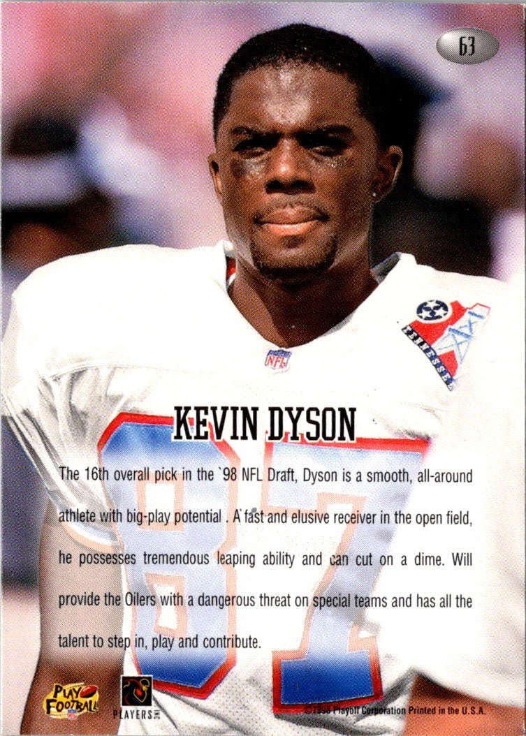 1998 Playoff Momentum Retail Kevin Dyson