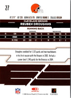 2006 Leaf Rookies & Stars Reuben Droughns #27