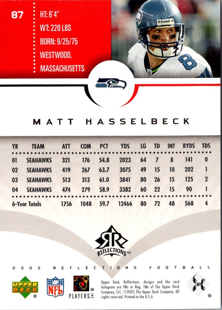 2004 Upper Deck Matt Hasselbeck