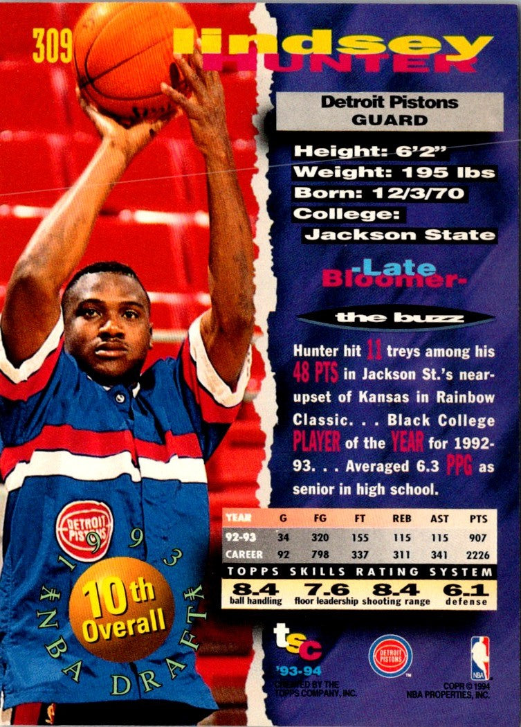 1994 Stadium Club Super Teams Detroit Pistons