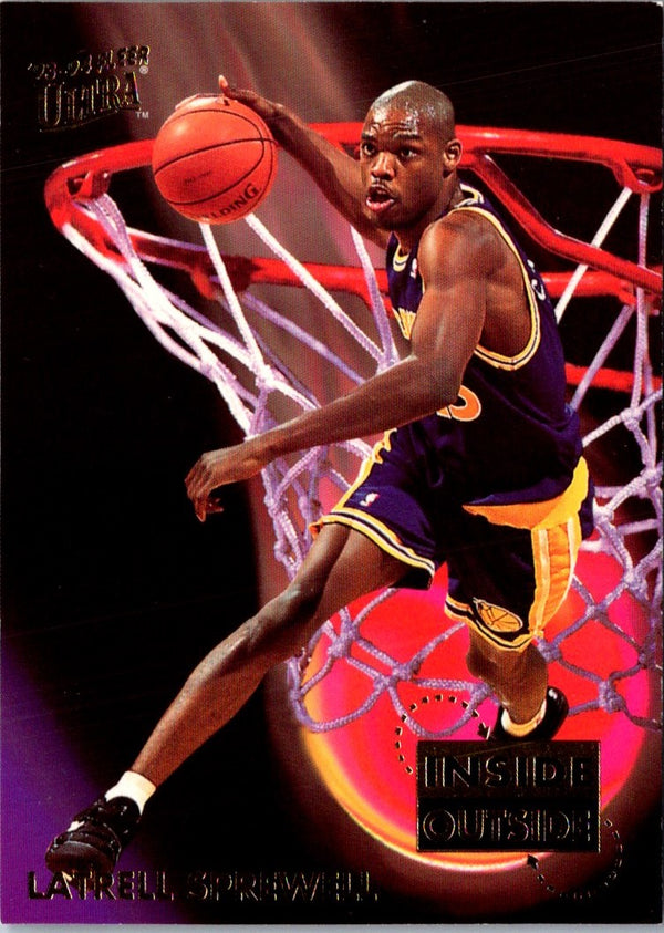 1993 Ultra Inside Outside Latrell Sprewell #8