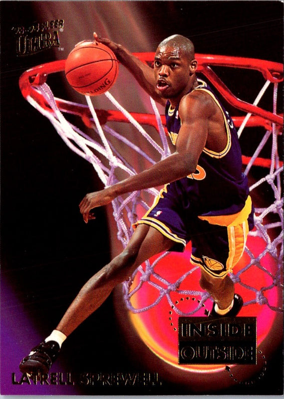 1993 Ultra Inside Outside Latrell Sprewell #8