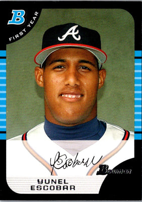 2005 Bowman Draft Picks & Prospects Yunel Escobar #BDP88 Rookie