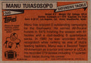 1981 Topps Manu Tuiasosopo