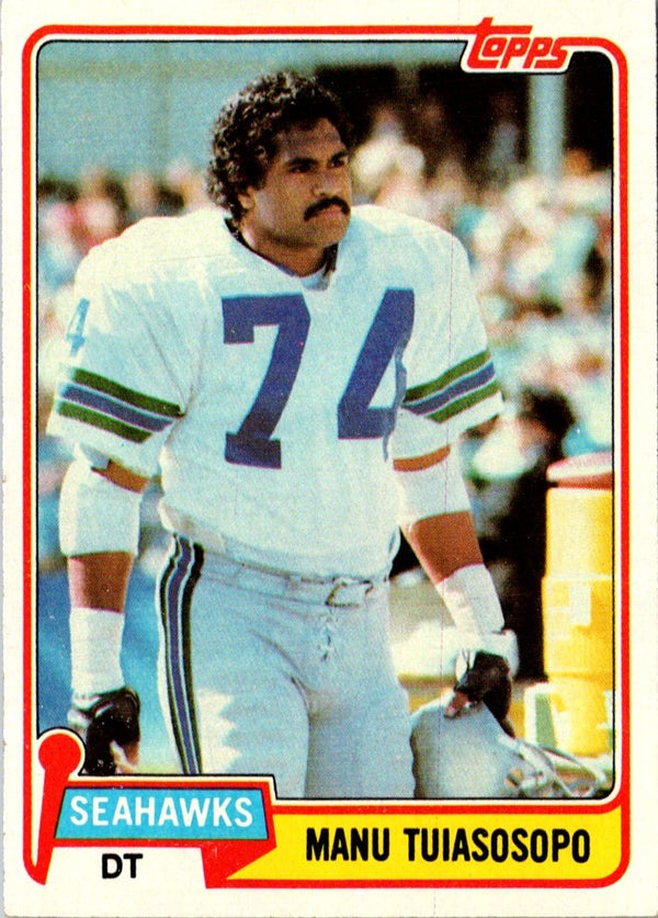 1981 Topps Manu Tuiasosopo #320