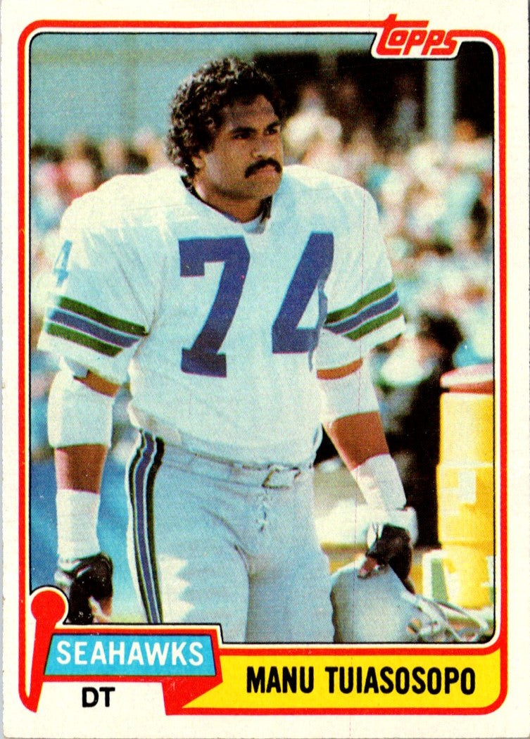 1981 Topps Manu Tuiasosopo